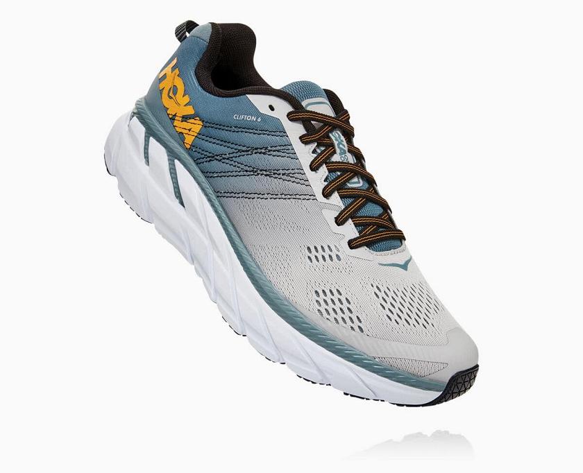 Hoka One One M Clifton 6 Wide Road Running Shoes NZ G168-935